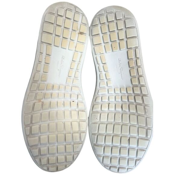 Salvatore Ferragamo Men's Blue Sneakers Size 12M Casual Lace-Up - Picture 12 of 15